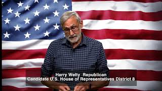 Meet the Candidates  Harry Welty US House of Representatives District 8 Primary Election 2024 [upl. by Ursas]