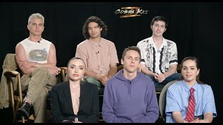 Cobra Kai S6 Part 2 interviews Xolo Maridueña Tanner Buchanan Peyton List Mary Mouser and cast [upl. by Any575]