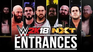 WWE 2K18 NXT Entrances Young Strong Gargano Chiampa Ohno No Way Jose amp SAniTy [upl. by Roch554]