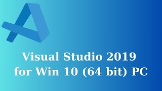 How to install Visual Studio 2019 in win 10 [upl. by Asillim126]