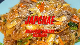 ✨JAPCHAE✨ czyli koreański szklany makaron 🍜 [upl. by Aenel]