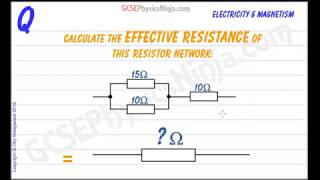 Resistors in Series and Parallel Calculation  Electric Circuits  GCSE Physics [upl. by Lotsyrk]