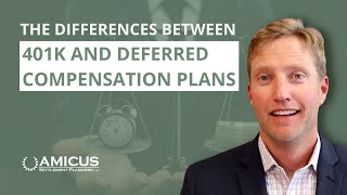 What are the Differences Between a 401K Plan and a Deferred Compensation Plan [upl. by Woodhouse551]