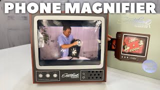 Retro TV Phone Screen Magnifier Review [upl. by Annawak]