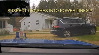 Michigan State Police Chase Stolen Infiniti Through Grand Rapids  High Speed Chase and Crash [upl. by Acisej357]