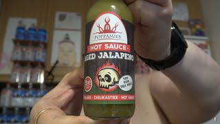 Hampaaton läski syö Osa 3379  Poppamies Aged Jalapeno Hot Sauce [upl. by Erodasi69]