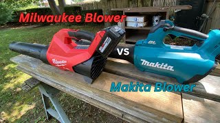 Milwaukee Blower vs Makita review [upl. by Daryl]