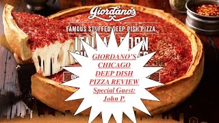 Giordanos Chicago Deep Dish Pizza Review [upl. by Amapuna]