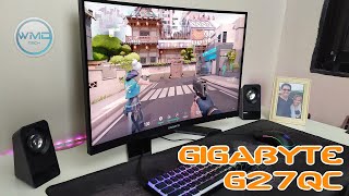 Gigabyte G27QC 165hz 1ms Gaming Monitor Review TAGALOG [upl. by Noyad]