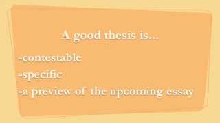 How to Write Thesis Statements for the AP Lang Exam [upl. by Jankell]