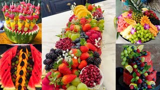 38 DECORAÇÃO COM FRUTAS 🍓🍉🍇 [upl. by Fording]