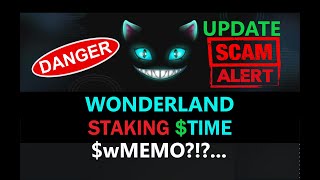 UPDATE Review Stake WONDERLAND TIME wMemo Rebase Token  Crypto Staking SCAM or Legit Passive Income [upl. by Trinetta962]