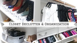 Marie Kondo inspired Closet Organization  Konmari declutter  10 Tips [upl. by Etteniuq]