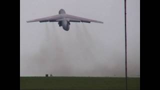 Lockheed C141B Starlifter cargo plane Air display RIAT airshow riat c141 airshow starlifter [upl. by Blynn]