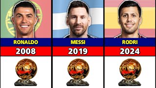 All Ballon dOr Winners 1956  2024 [upl. by Gnahk116]