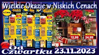 Lidl Nowa Gazetka Promocyjna od Czwartku 23112023 Najlepsze Okazje W Niskich Cenach [upl. by Assil]