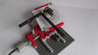 Lego Spirograph Creation by JK Brickworks [upl. by Marrilee]