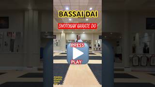 BASSAI DAI  Shotokan Karate Kata athlete [upl. by Cole]