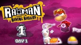 Rayman Raving Rabbids  Day 1 [upl. by Klotz]