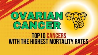 OVARIAN CANCER  The top 10 cancers with the highest mortality rates globally [upl. by Nylavad]