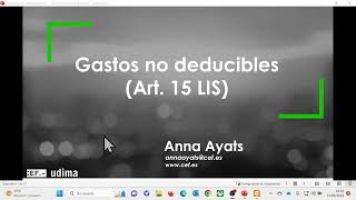 Gastos no deducibles [upl. by Pradeep]