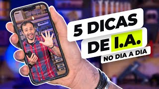 5 DICAS de IA que EU USO no meu dia a dia [upl. by Nialb]