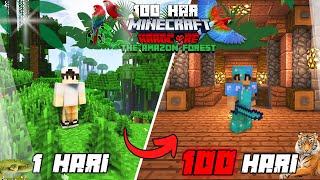 100 Hari di Minecraft Hardcore Jungle The Amazon Forest [upl. by Culhert]