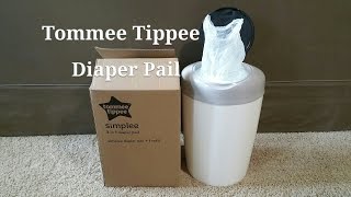 Tommee Tippee Simplee Diaper Pail cheaper than Diaper Genie [upl. by Gauldin]