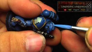 How to paint Miniatures Assault on Black Reach The space marines [upl. by Cecelia]