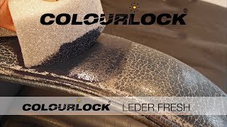 COLOURLOCK Lederpflege  Möbelleder Leder Fresh Anleitung  COLOURLOCK [upl. by Kally23]