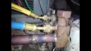 King valve leaking refrigerant [upl. by Ellecrad]