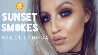 Sunset Smokey Eye  KeilidhMua [upl. by Rhoda]