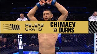 UFC294 Pelea Gratis Chimaev vs Burns [upl. by Llenej143]