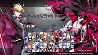 Begin System Celestial  Under Night InBirth II SYSCeles Character Select Theme [upl. by Richie]