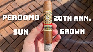 Perdomo 20th Anniversary Sungrown Review [upl. by Cagle211]