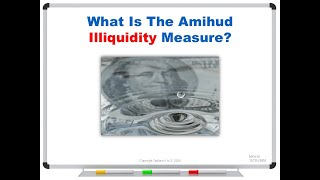 What Is The Amihud Illiquidity Measure [upl. by Dadirac]