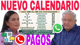 🎉OFICIAL NUEVO CALENDARIO PAGOS INICIA DEPÓSITOS☝️ TARJETA BIENESTAR DICIEMBRE 2024🔥 [upl. by Kramlich]