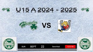 Hespeler Early Bird Semi final Hespeler  Barrie Colts White Sunday September 22 2024 [upl. by Mamie]