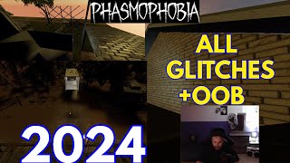 All Glitches  Out of map tricks  Phasmophobia  2024 [upl. by Doug]