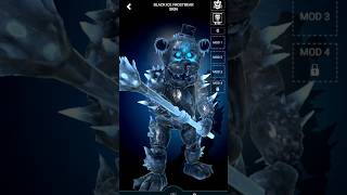 BLACK ICE FROSTBEAR WORKSHOP ANIMATIONforsaken ar [upl. by Romine415]