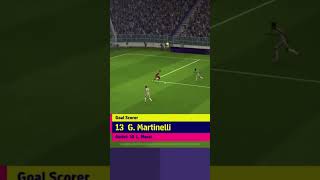 G martinelli 😮 🔥🔥 crush0p efootball2024 efootball mobilegame efootballshorts [upl. by Ahsinyd]