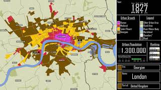 The Growth of London Every Year [upl. by Gualtiero216]