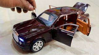 Diecast 124 Rolls Royce Model Car Unboxing  Metal Model Cars Review [upl. by Tella]