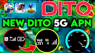 new dito apn settings for all networks in 4g to 5g internet speed [upl. by Gonick30]