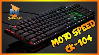 Motospeed CK104 Teclado Mecânico para Jogos [upl. by Syman]