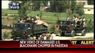 NEW VIDEO Damaged US Blackhawk Chopper in Pakistan [upl. by Einuj233]