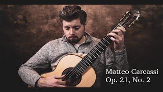 Matteo Carcassi  Allegretto Op 21 No 2 [upl. by Odetta663]