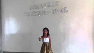 grade 1 declamation [upl. by Lobell108]