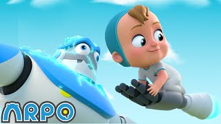 Baby to the RESCUE  ARPO The Robot  Funny Kids Cartoons  Kids TV Full Episodes [upl. by Annavaig]