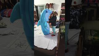 Dolphin🐬 vs arhan🙋 কে জিতবে 🐬🐬youtubeshorts trendingshorts shorts dolphin littleArhan [upl. by Mulford]